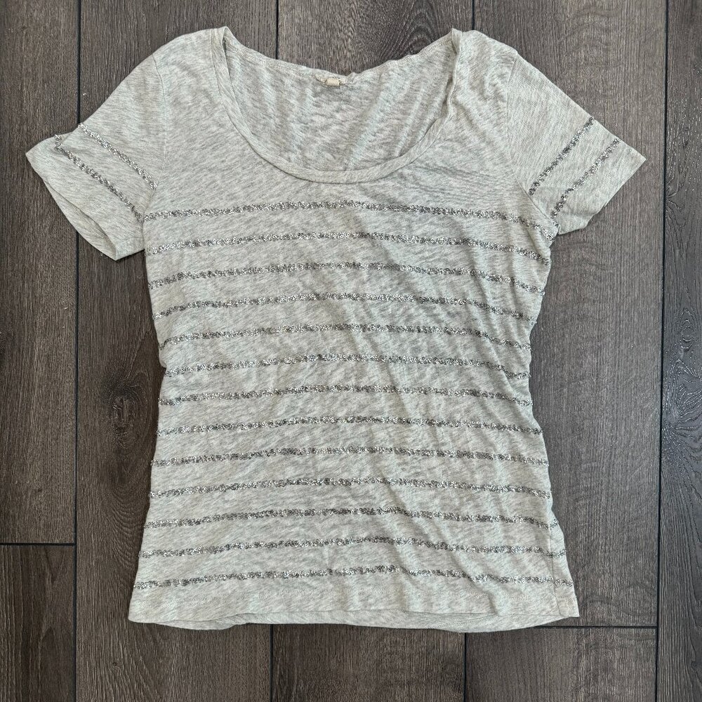 j crew sequin shirt